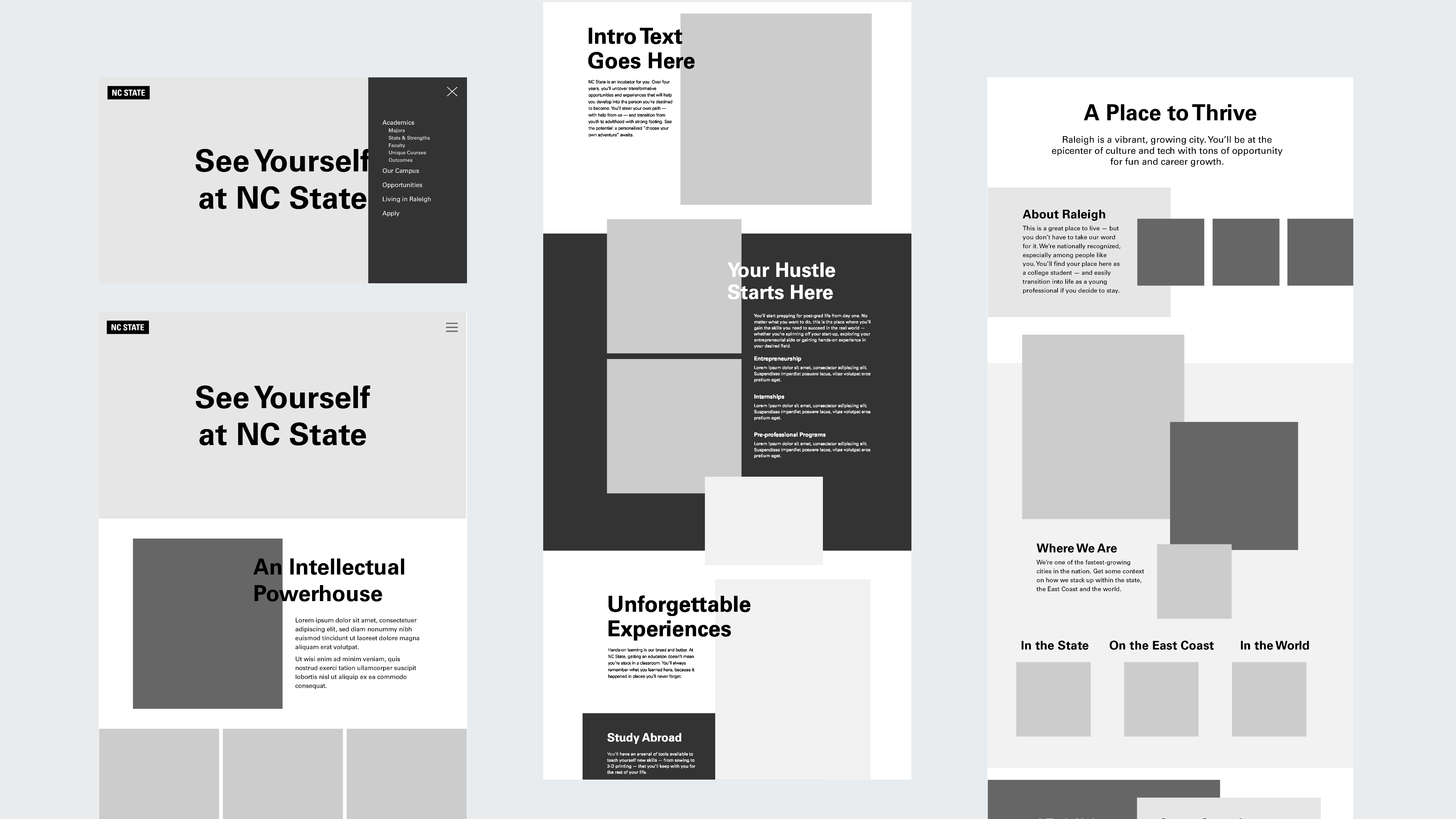 site wireframe