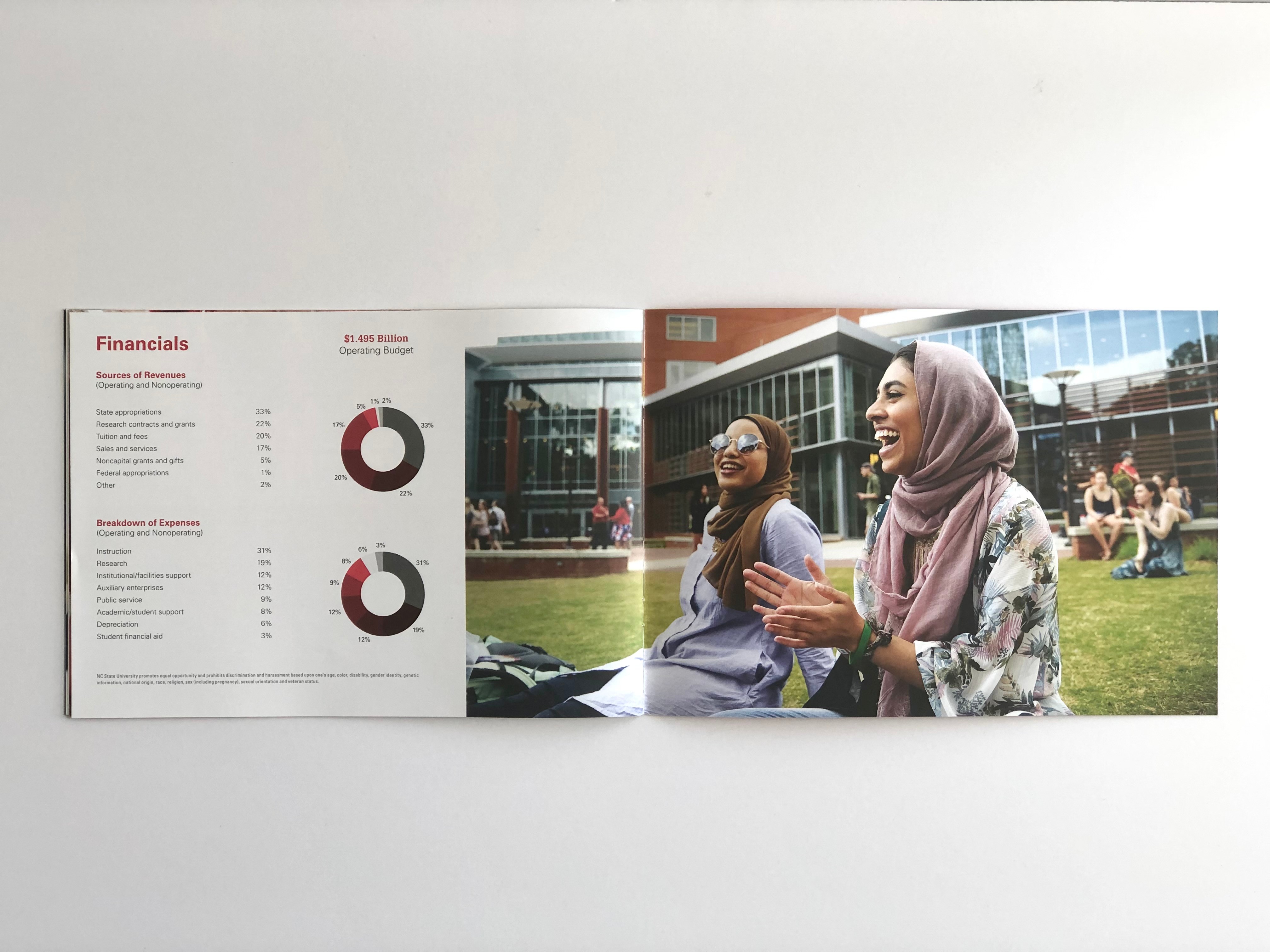 annual report inside spread