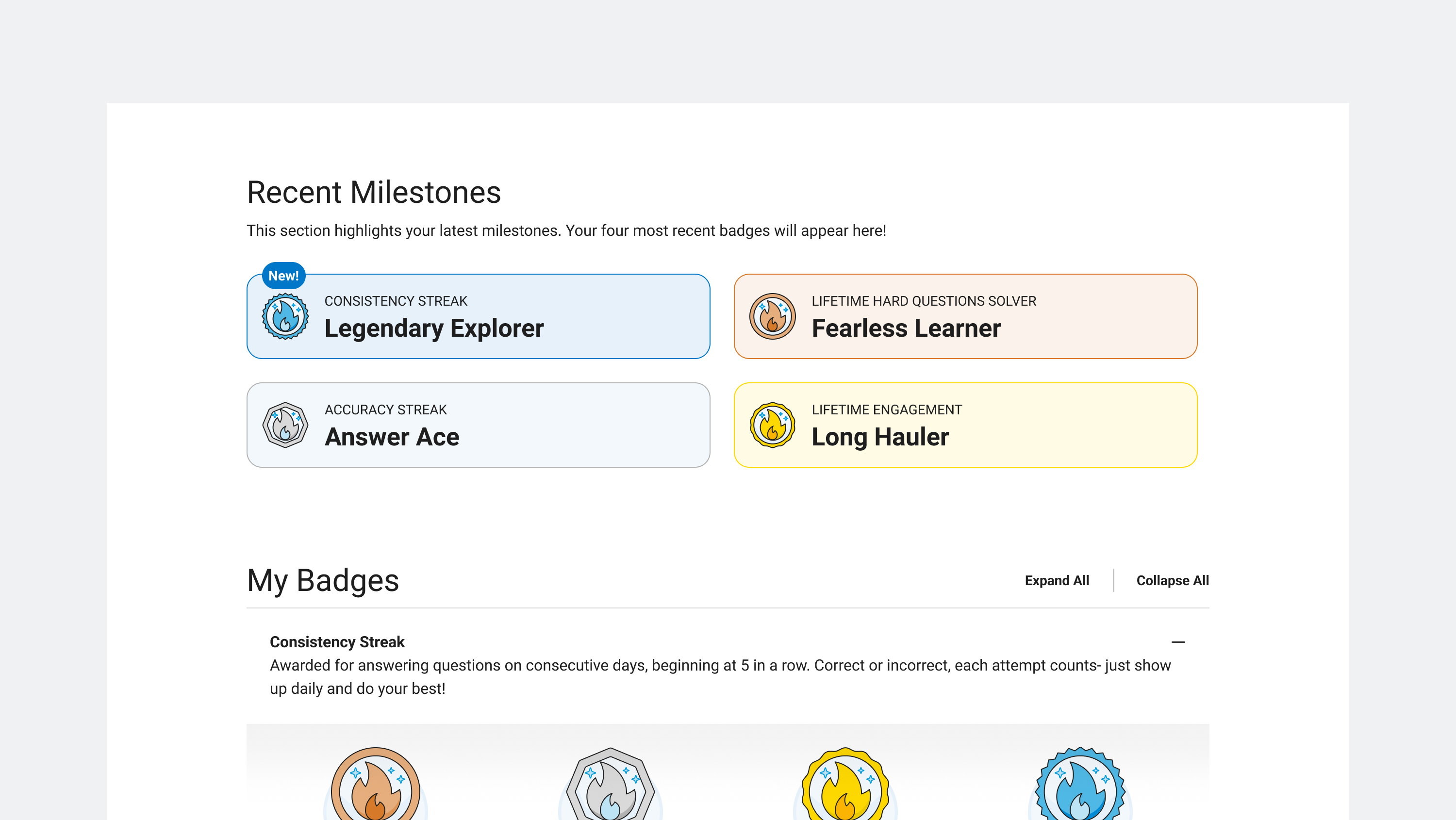 milestone tracker detail