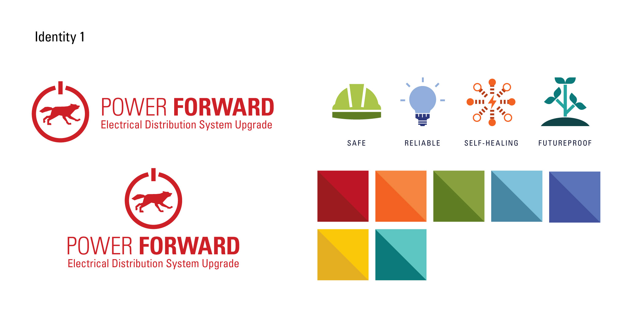 power forward visual identity